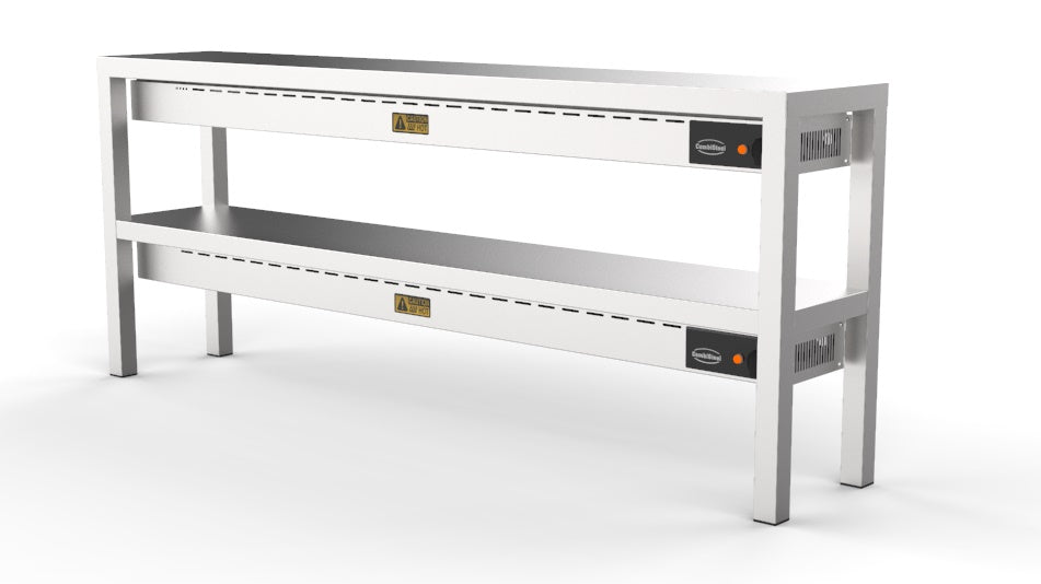 OVERSHELF CERAMIC HEATED 2 LEVELS 1600  8 HEATERS OF 250W