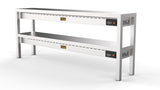 OVERSHELF CERAMIC HEATED 2 LEVELS 1600  8 HEATERS OF 250W