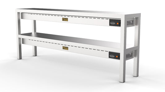 OVERSHELF CERAMIC HEATED 2 LEVELS 1600  8 HEATERS OF 250W