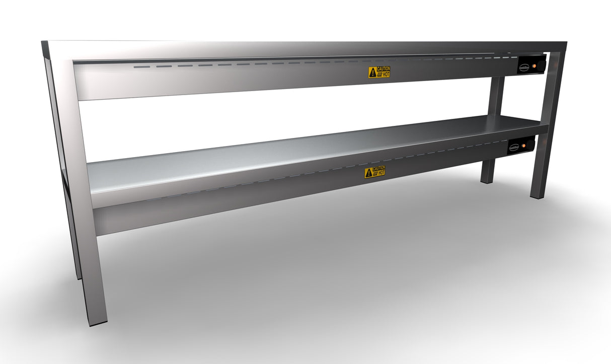 OVERSHELF CERAMIC HEATED 2 LEVELS 1800  10 HEATERS OF 250W