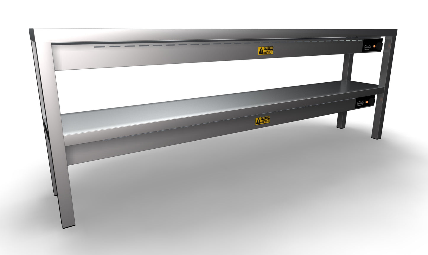 OVERSHELF CERAMIC HEATED 2 LEVELS 1800  10 HEATERS OF 250W