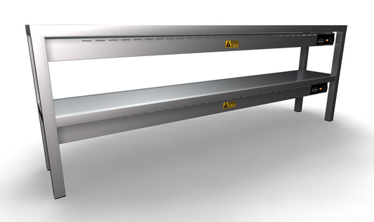 OVERSHELF CERAMIC HEATED 2 LEVELS 1800  10 HEATERS OF 250W