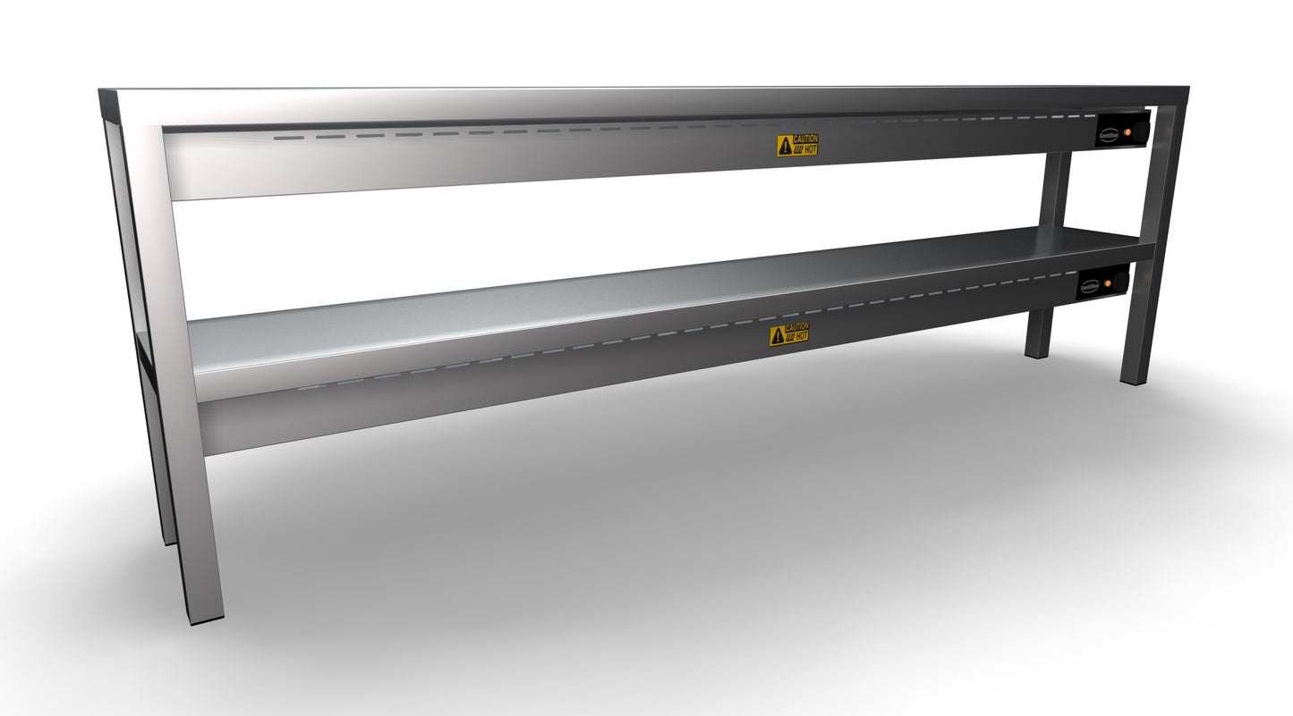 OVERSHELF CERAMIC HEATED 2 LEVELS 2000  12 HEATERS OF 250W