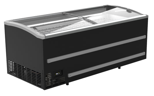 SUPERMARKET CHEST FREEZER BLACK 2125  MANUAL DEFROST