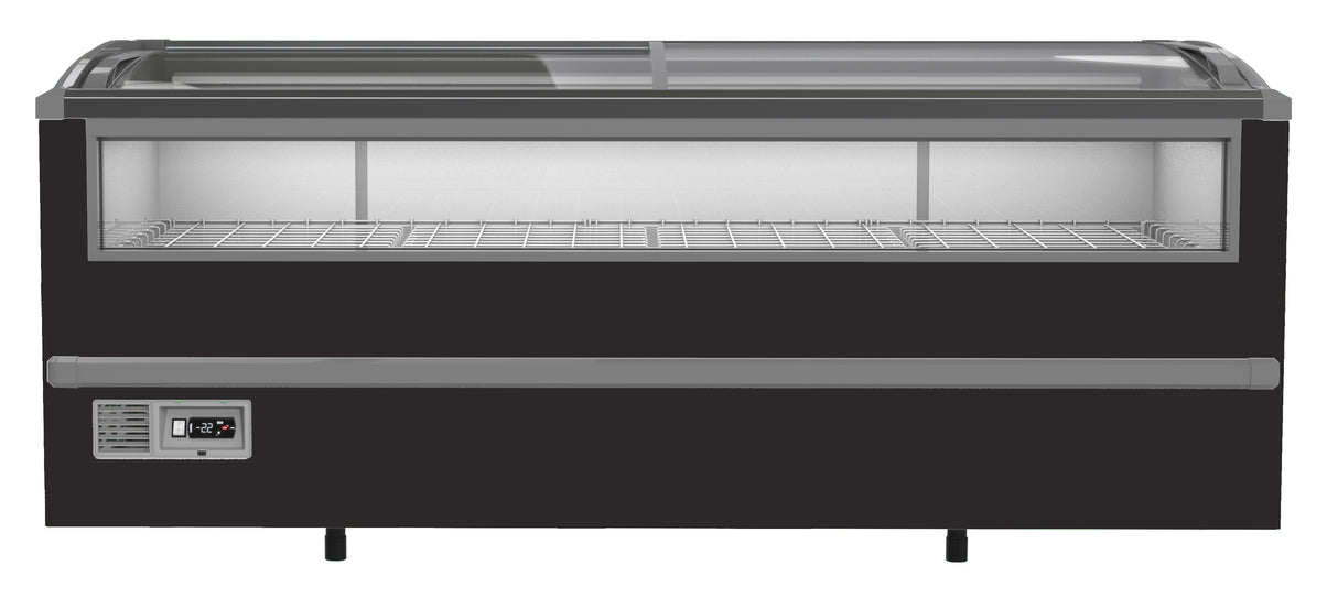 SUPERMARKET CHEST FREEZER BLACK 2125  MANUAL DEFROST
