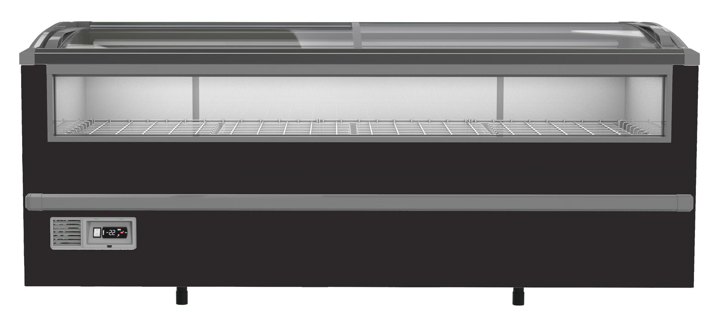 SUPERMARKET CHEST FREEZER BLACK 2125  MANUAL DEFROST