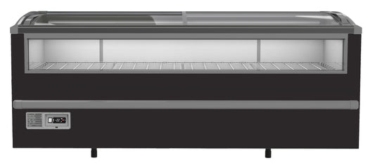 SUPERMARKET CHEST FREEZER BLACK 2125  MANUAL DEFROST