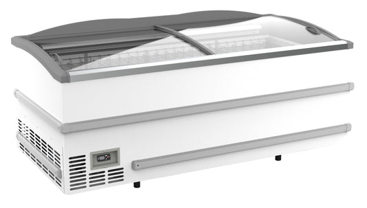 SUPERMARKET CHEST FREEZER WHITE HEAD ELEMENT  MANUAL DEFROST