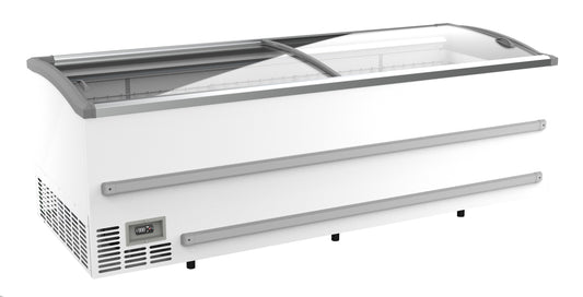 SUPERMARKET CHEST FREEZER WHITE 2500  MANUAL DEFROST  *TRANSPORT ON REQUEST*