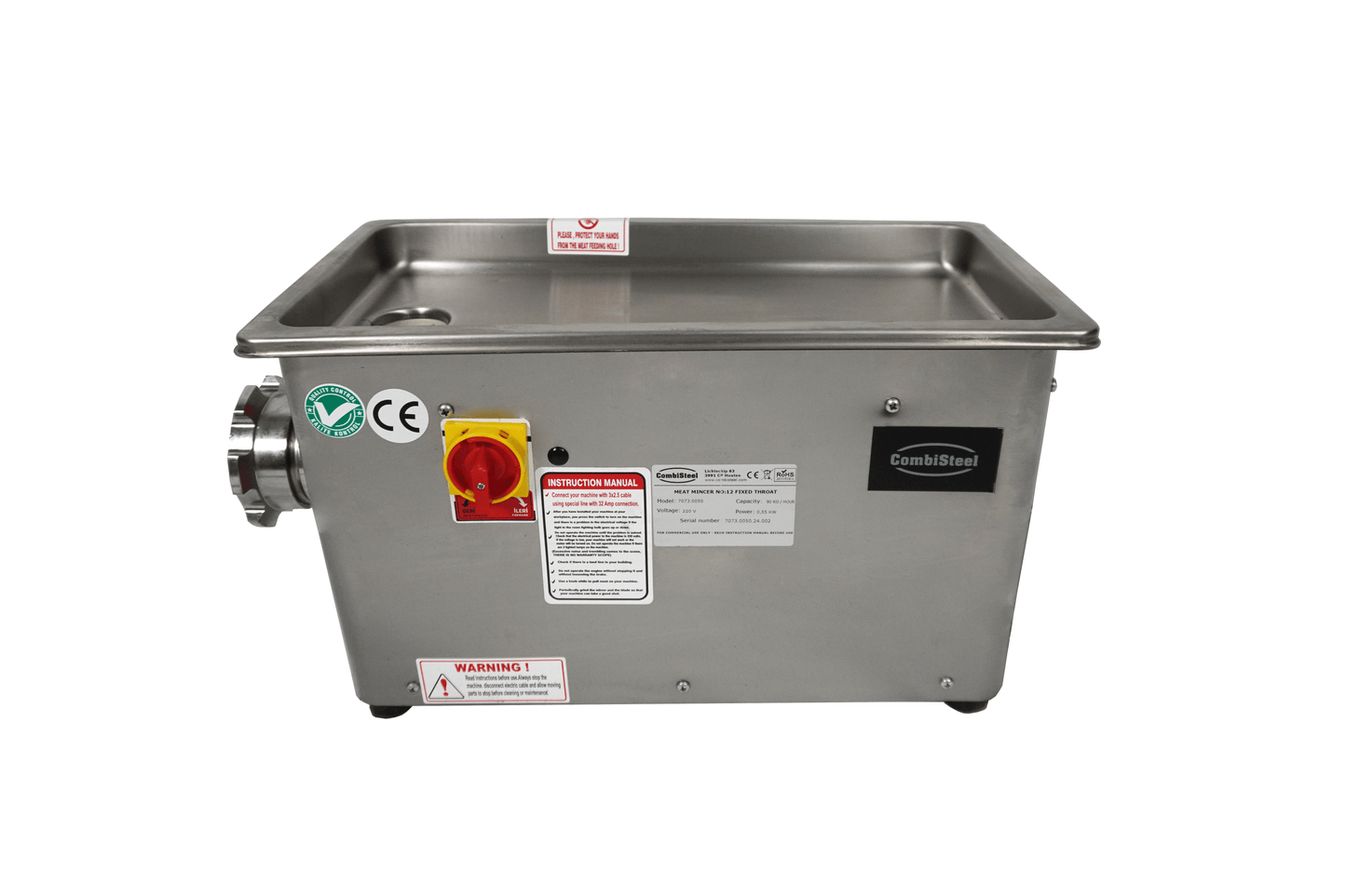 MEATGRINDER 12 - 90KG/H 230V - WITH REMOVABLE HEAD