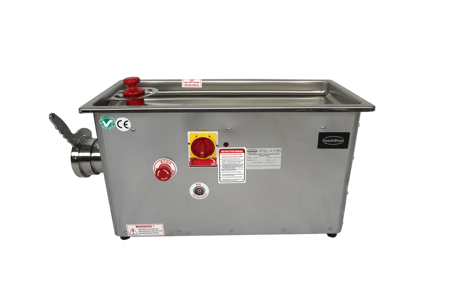MEATGRINDER 22 - 450KG/H 230V - WITH FIXED HEAD