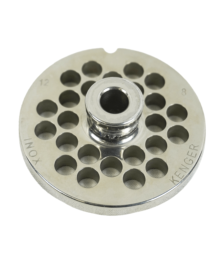 8MM GRINDER PLATE FOR MEATGRINDER 12 - 90KG/H