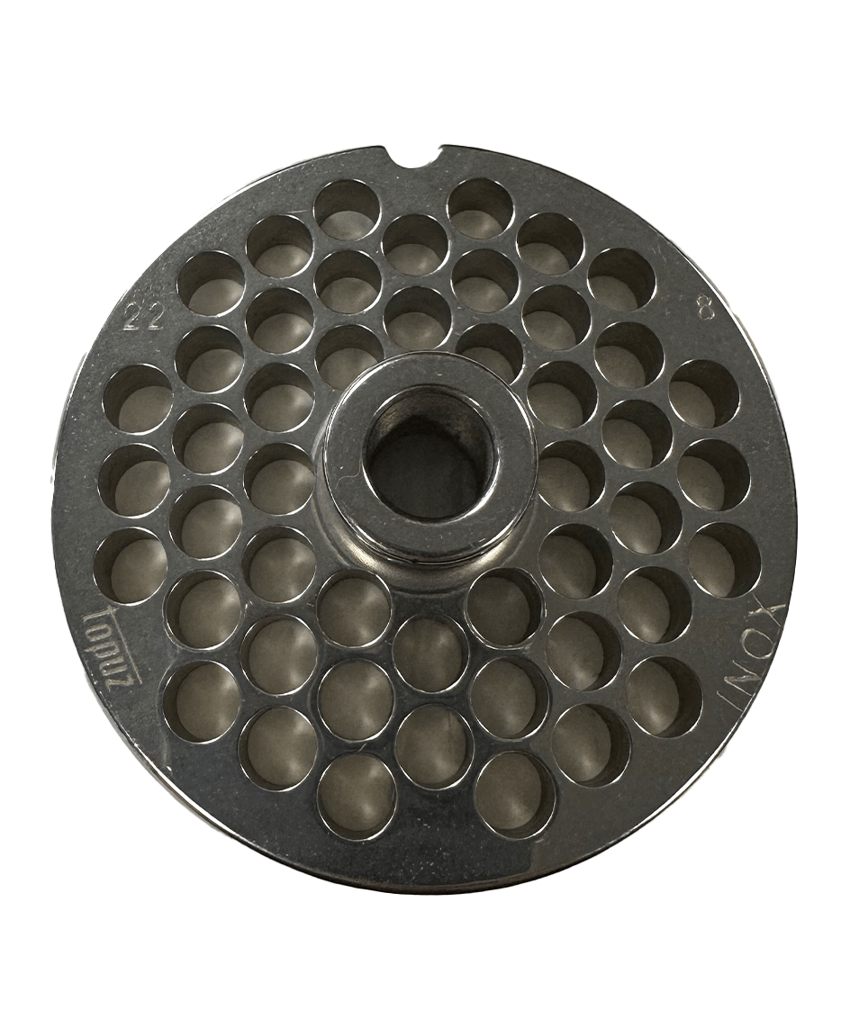 8MM GRINDER PLATE FOR MEATGRINDER 22 - 450KG/H