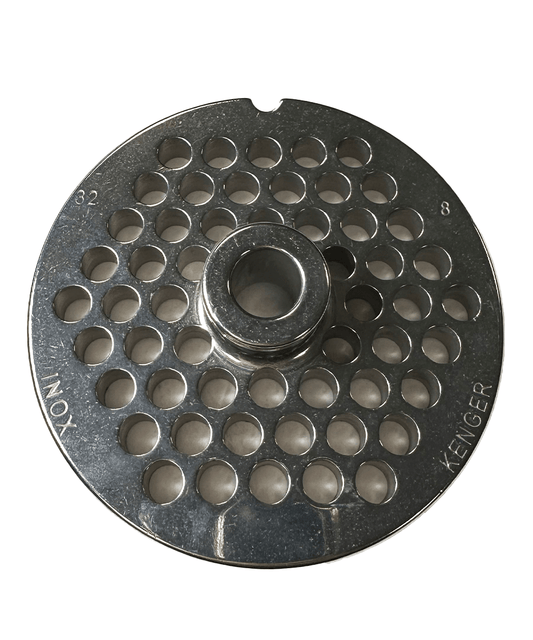 8MM GRINDER PLATE FOR MEATGRINDER 32 - 750KG/H