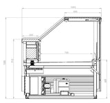 Meat Display Counter 1945mm Wide
