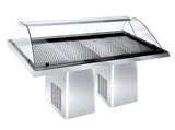 Curved Refrigerated -5 Fish Display Counter - 2300 mm Wide
