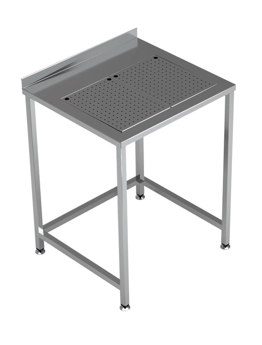 WORKTABLE WITH INTEGRATED DRIP-TRAY 700X650