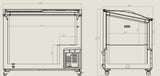 CHEST FREEZER GLASS COVER 297 L