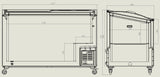 CHEST FREEZER GLASS COVER 397 L