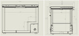 CHEST FREEZER SS COVER 305 L
