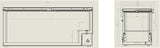 CHEST FREEZER SS COVER 635 L