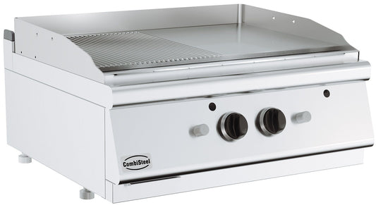 BASE 700 GAS FRY TOP CHROME/GROOVED