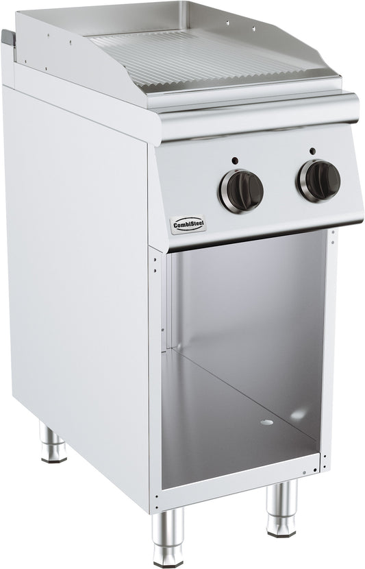 BASE 700 EL. FRY TOP GROOVED