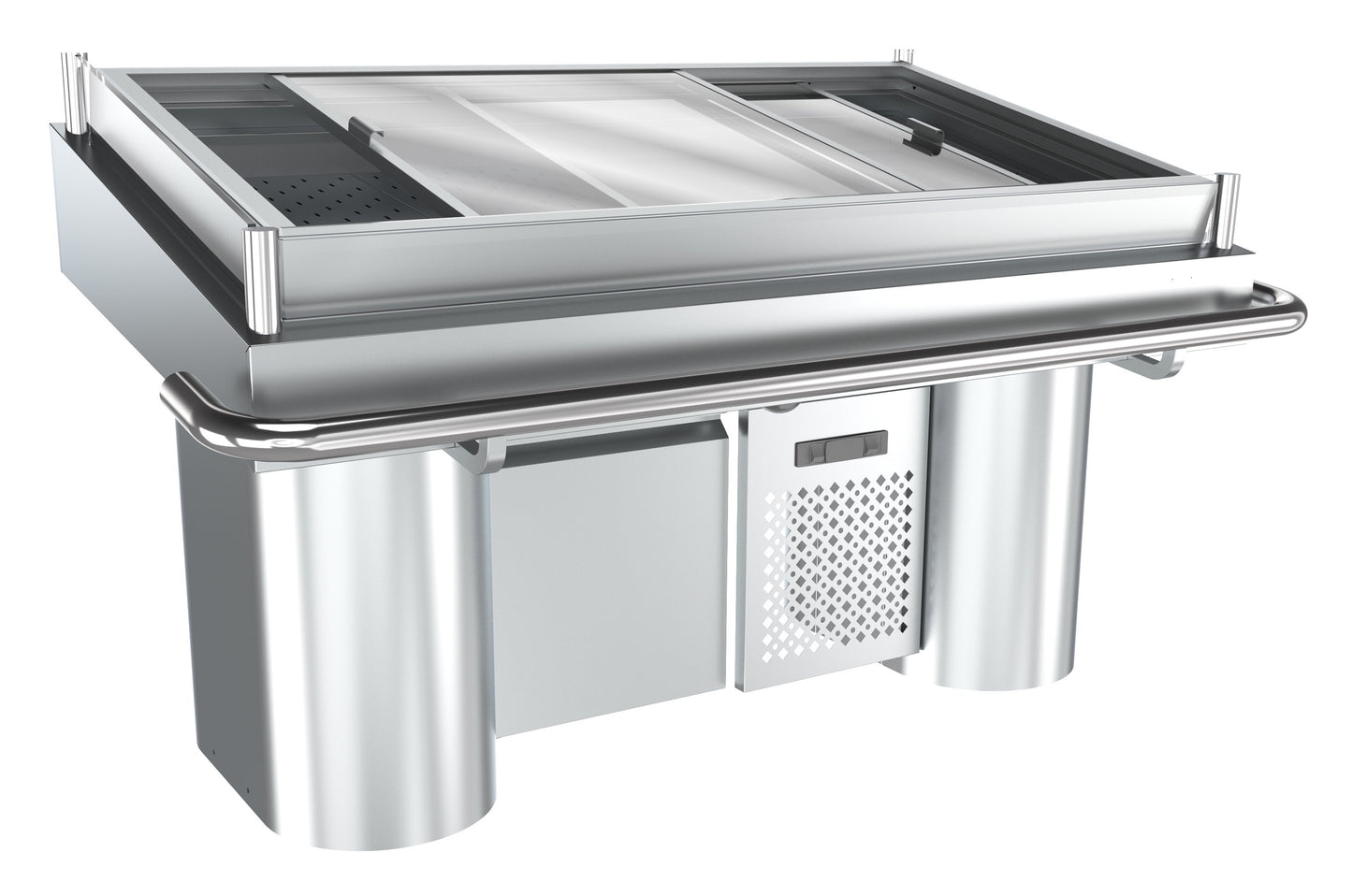 REFRIGERATED FISH COUNTER 2m