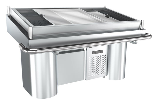 REFRIGERATED FISH COUNTER 2m