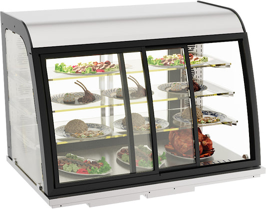 DROP-IN HEATED DISPLAY 140L SLIDING DOORS