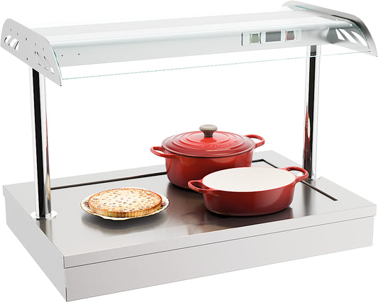 Heated Display Unit – 2 x 1/1 GN with Halogen Lighting
