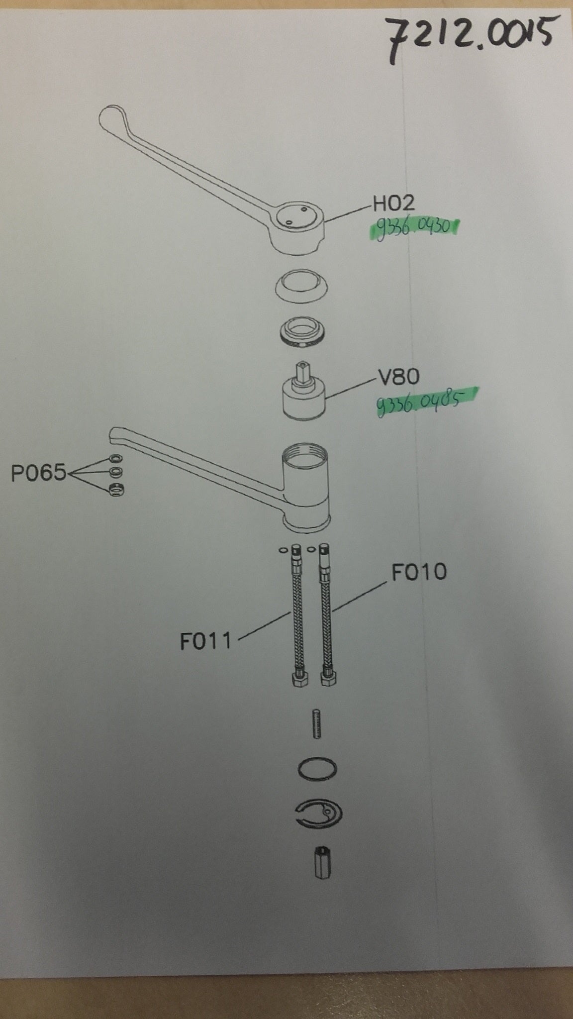 FAUCET WITH ELBOW COMMAND