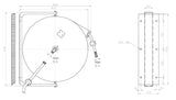 RETRACTABLE HOSE REEL 10 M WITH SPRAY GUN