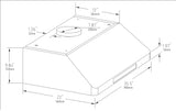 Mounted Hood –900 mm Width