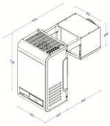 Chiller Wall Unit | Capacity 6,6-12,6 m3
