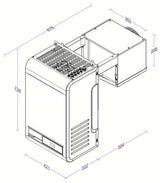 Chiller Straddle Unit | Capacity 9,6-19,9 M3