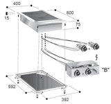 CERAMIC RANGE 2 ZONES