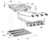 EL. FRY TOP CHROME