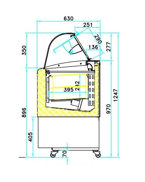 Ice Cream Display Freezer 16X 5LTR