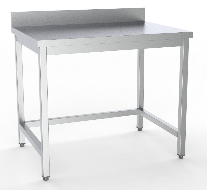 600 WORKTABLE OPEN FRAME UPSTAND FLAT PACKED 1200