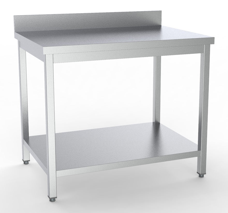 600 WORKTABLE BOTTOM SHELF UPSTAND FLAT PACKED 2000