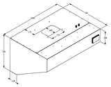700 WALL-MOUNTED HOOD COMPLETE 1000