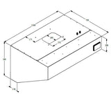 700 WALL-MOUNTED HOOD COMPLETE 1200
