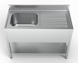 600 SINK UNIT SHELF 1 LEFT 1200