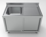 700 SINK UNIT SLIDING DOORS 1 LEFT  1200