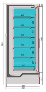 WALL MOUNTED UNIT MIKE 3.8  *TRANSPORT ON REQUEST*