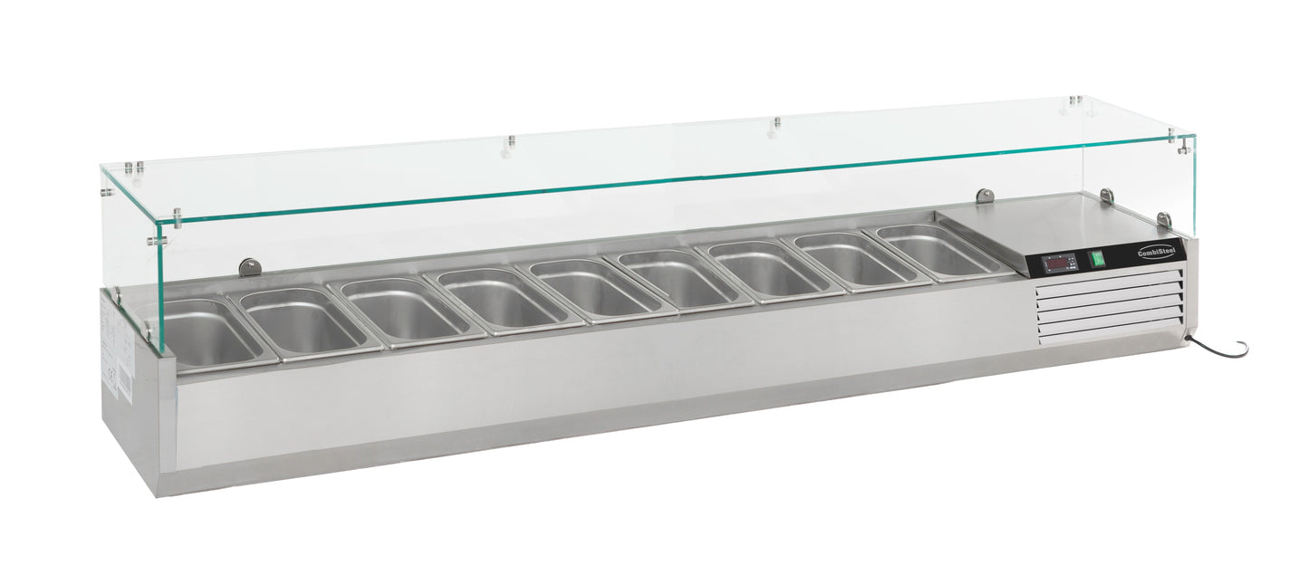 PIZZA COUNTER 2 DOORS 7 DOUGH DRAWERS
