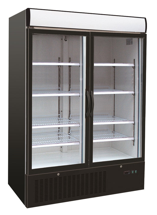 FREEZER 2 GLASS DOORS