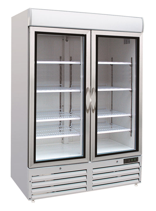 FREEZER 2 GLASS DOORS