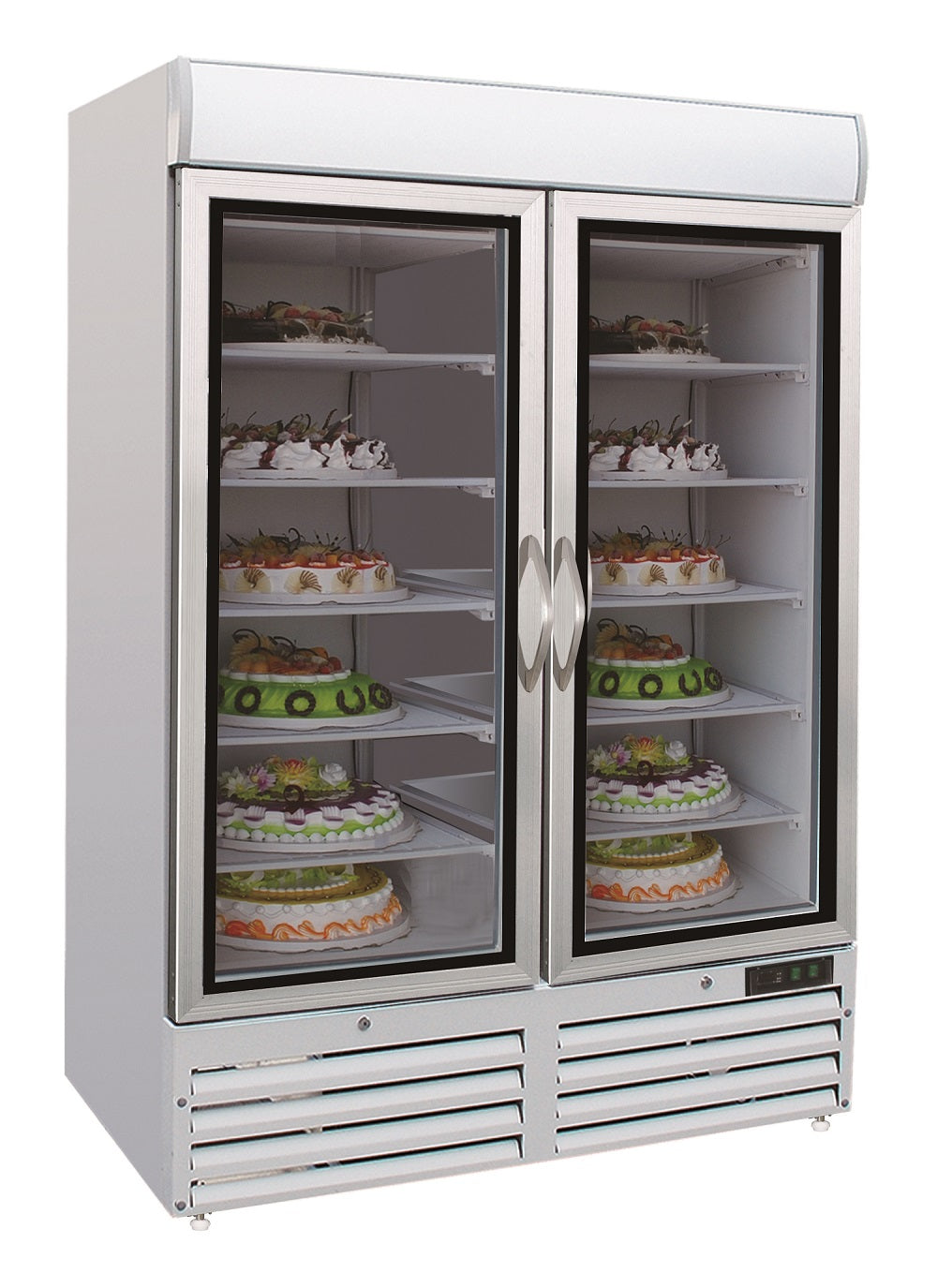 FREEZER 2 GLASS DOORS